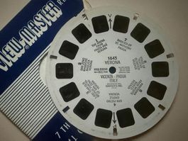 View-Master 3D: Nr. 1645 VERONA -VICENZA - PADUA  ITALY