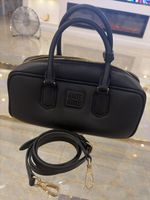 Miu Miu Arcadie Handtasche Leder Schwarz Neuwertig