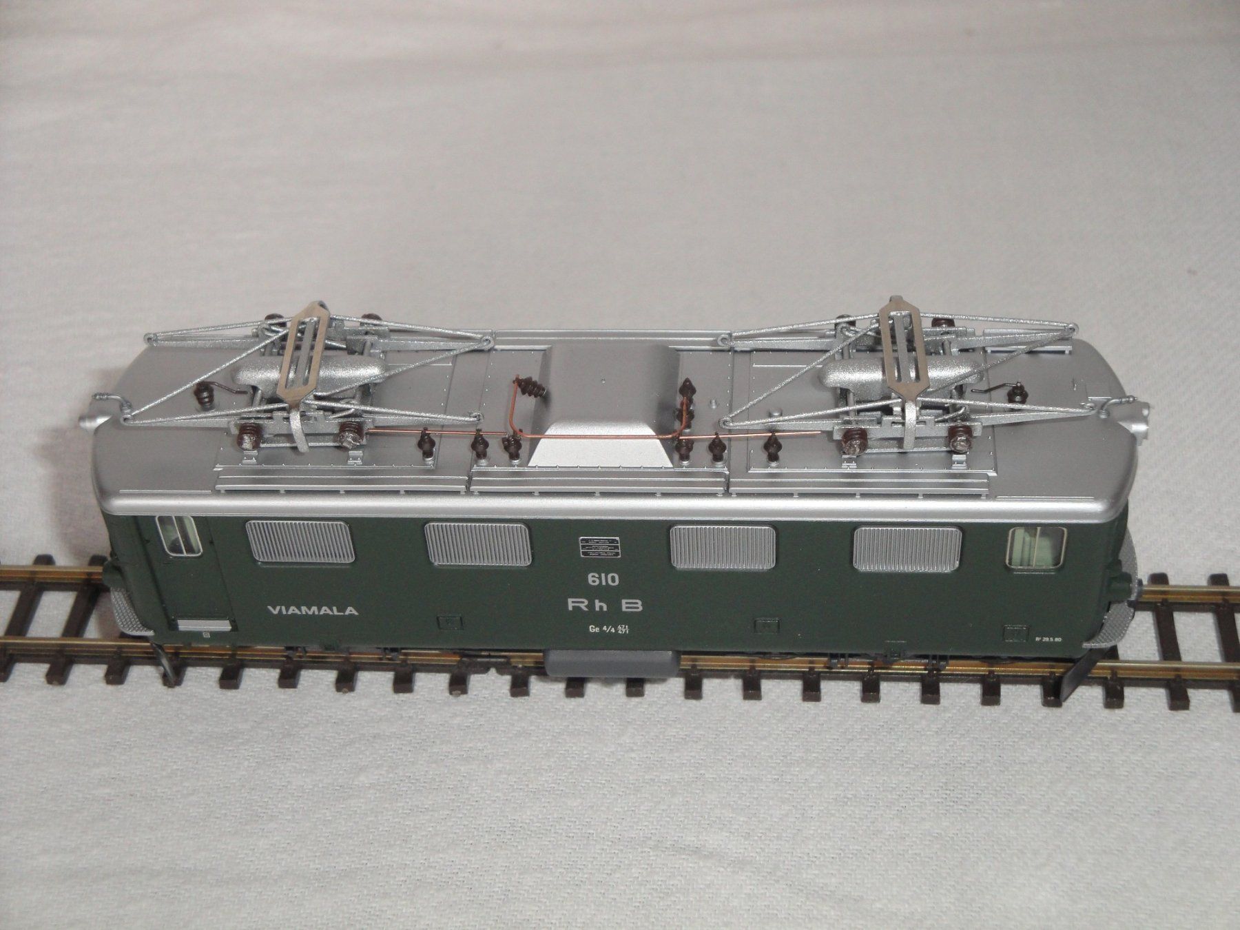 Bemo Modellini di ferrovie: Bemo RhB-Ge 4/4 I 610 VIAMALA – Nuovo e nell'imballaggio originale da Wolfwil venduto da heinzs3575 5