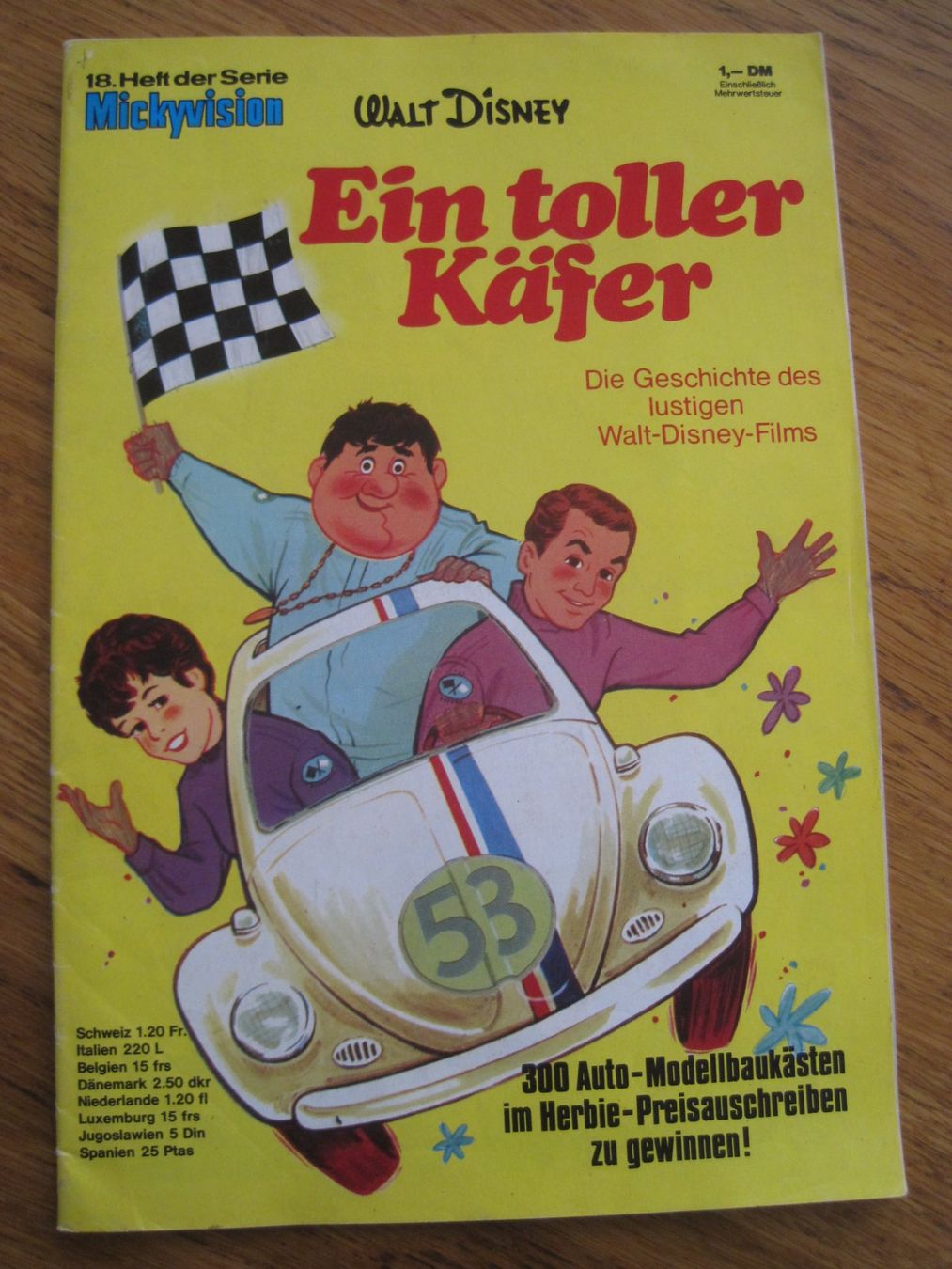 Comics: Ein Toller Käfer MV Mickyvision Comic Disney mit der Beilage – Gebraucht aus Gossau SG von Noryflory