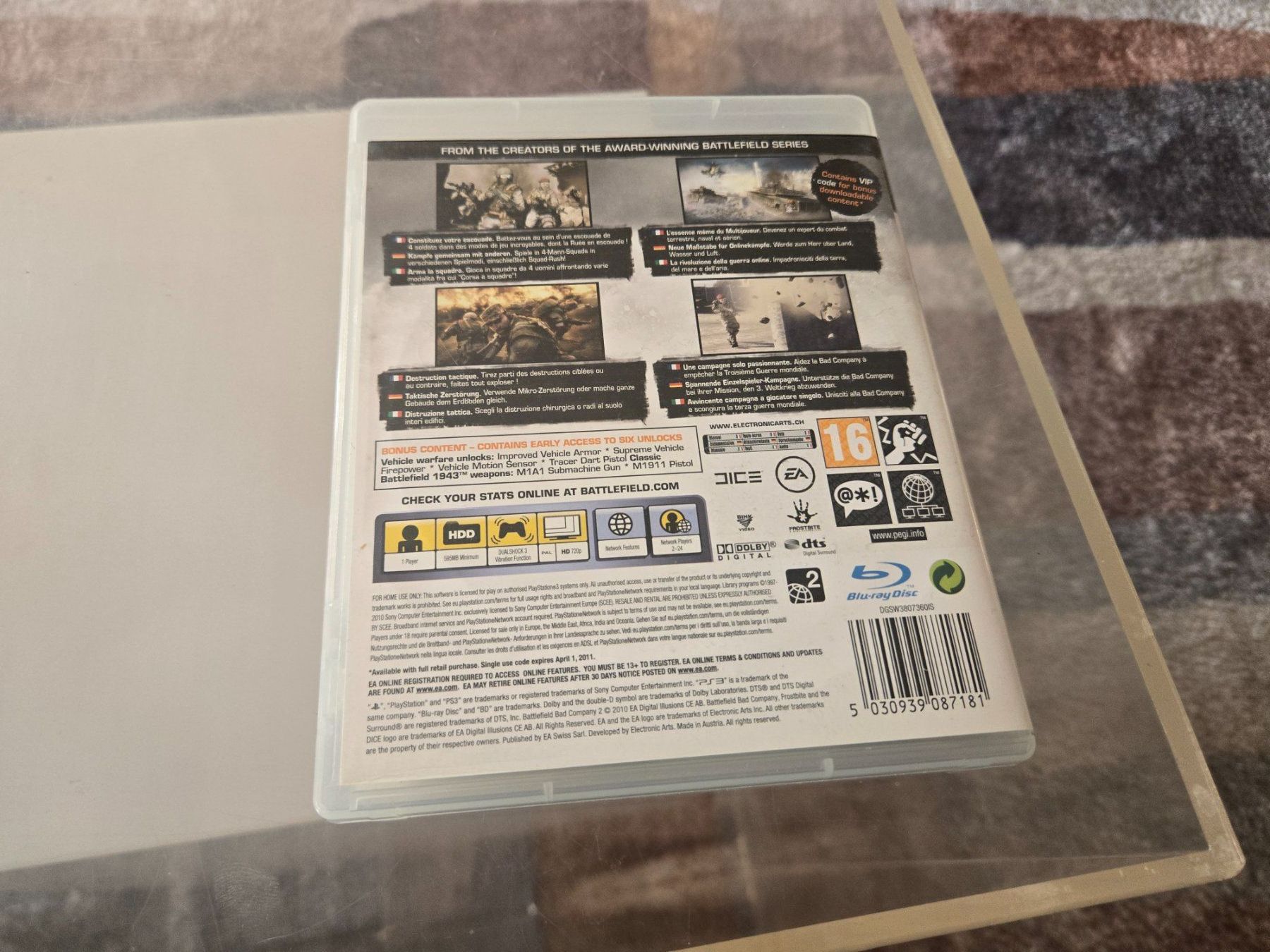 Giochi: Battlefield - Bad Company 2 PS3 – Usato da Bussigny venduto da Kfdlt 2