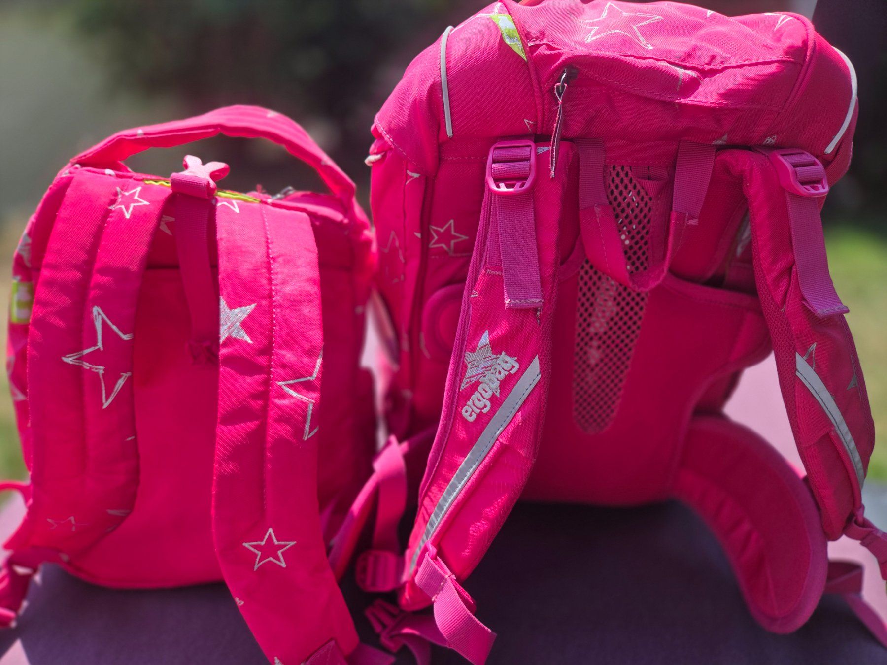 Ergobag Borse & Zaini: Ergobag Schulrucksack mit Turnsack und Regenhülle – Usato da Grüsch venduto da Wiiwarm 1