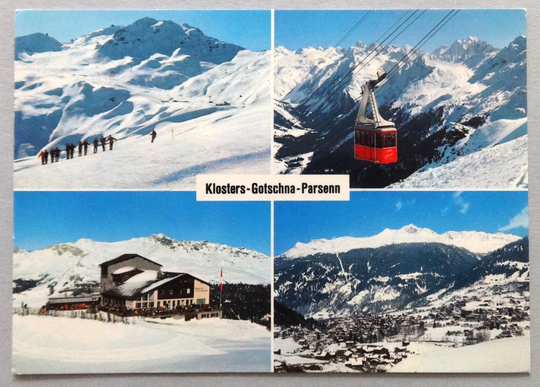 Cartoline postali: Klosters - Gotschna - Parsenn – Usato da Fétigny venduto da Billy2miny