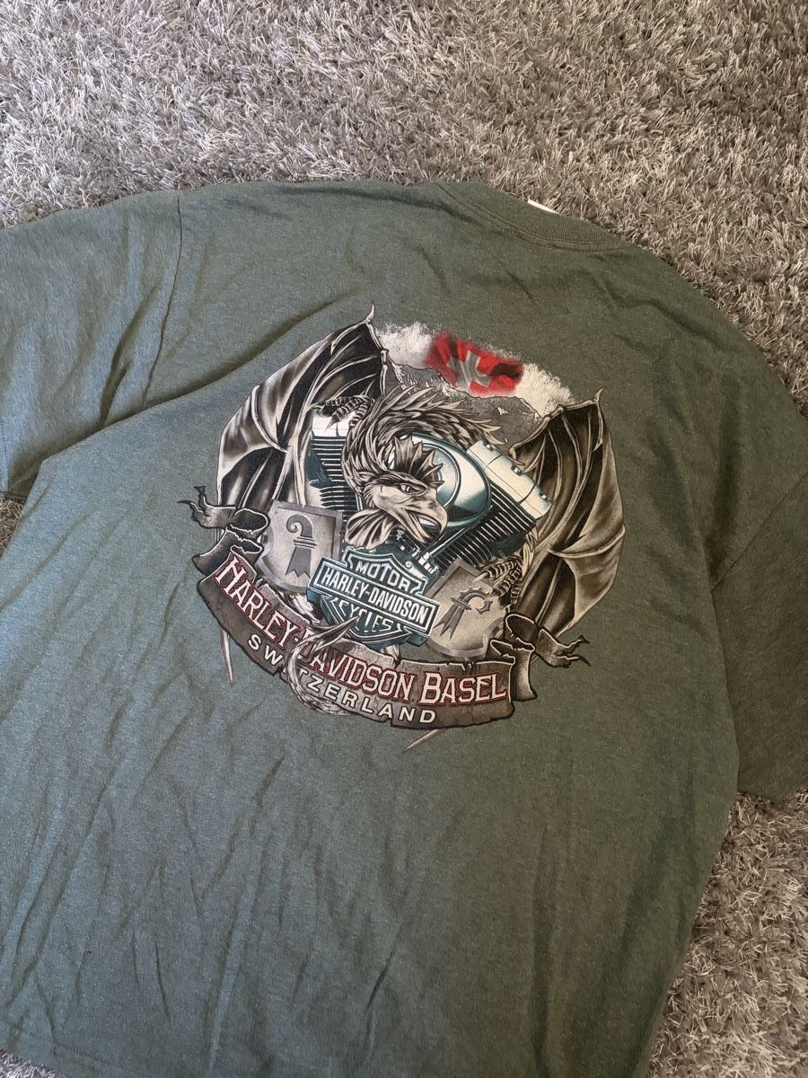 Harley-Davidson T-Shirts: Harley-Davidson Basel Switzerland Tee XL – Gebraucht aus Brislach von edu_t6pq 2