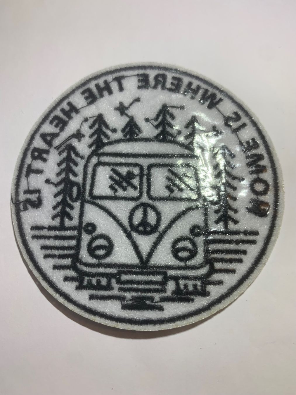Toppe: VW Bus T1 Badge, Patch, Bügelbild – Nuovo e nell'imballaggio originale da Ostermundigen venduto da Mcone 2