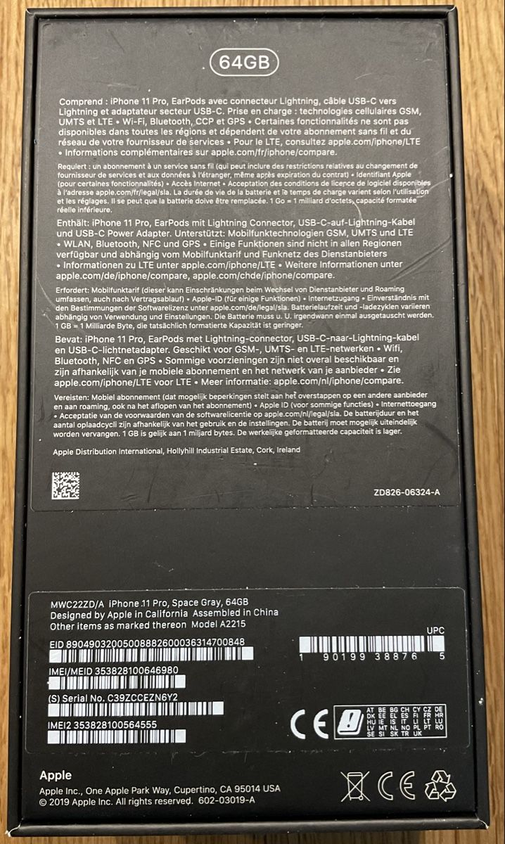 Apple Telefoni cellulari / Smartphones: iPhone 11 Pro, Space Gray, 64GB – Usato da Männedorf venduto da Grisoni 4
