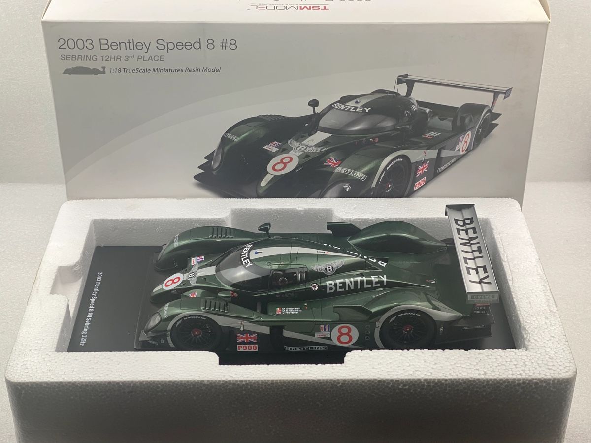 Bentley Modellini d'auto: BENTLEY SPEED 8 #7 2003 SEBRING 1:18 TSM – Nuovo e nell'imballaggio originale da Suhr venduto da Moebelsiralfred 1