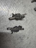 Vintage Edelweiss Anstecknadel Ski Silberlook 150Stk.