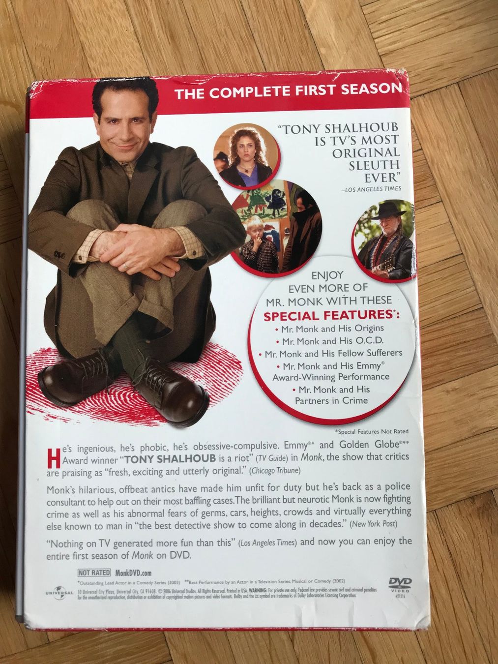 Tutti i DVDs: Monk - Season One - DVD – Usato da Zürich venduto da Malcom 2