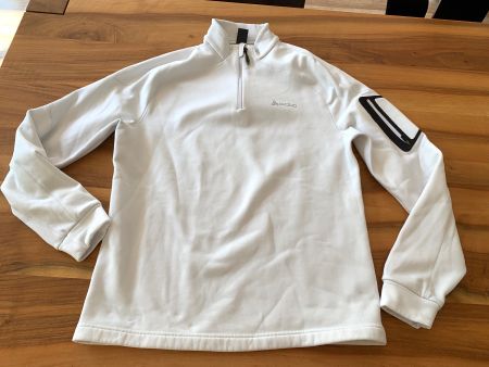 ODLO weisser super Skipullover / Outdoor Gr L