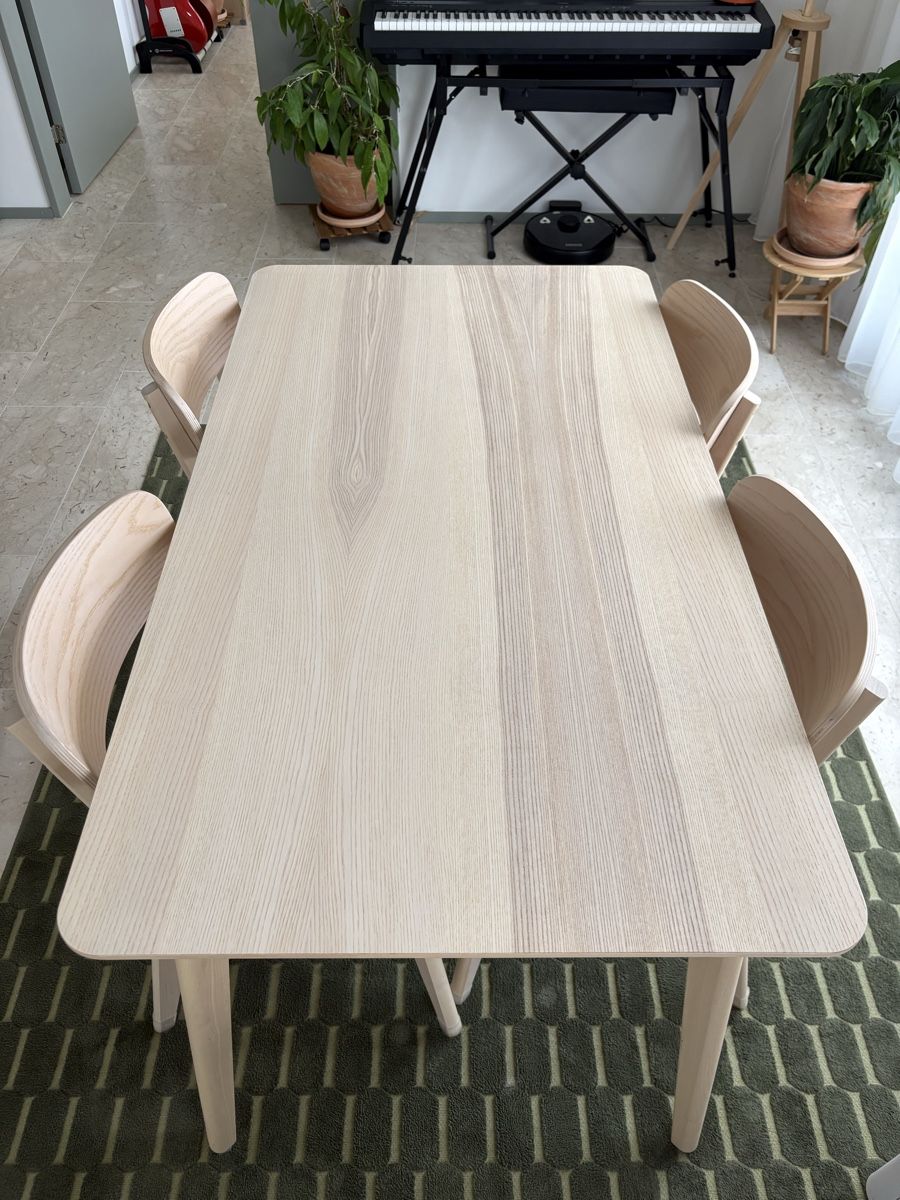 Ikea Set di tavolo e panche: IKEA Esstisch und Stühle LISABO – Usato da Zürich venduto da er_8j8r 1