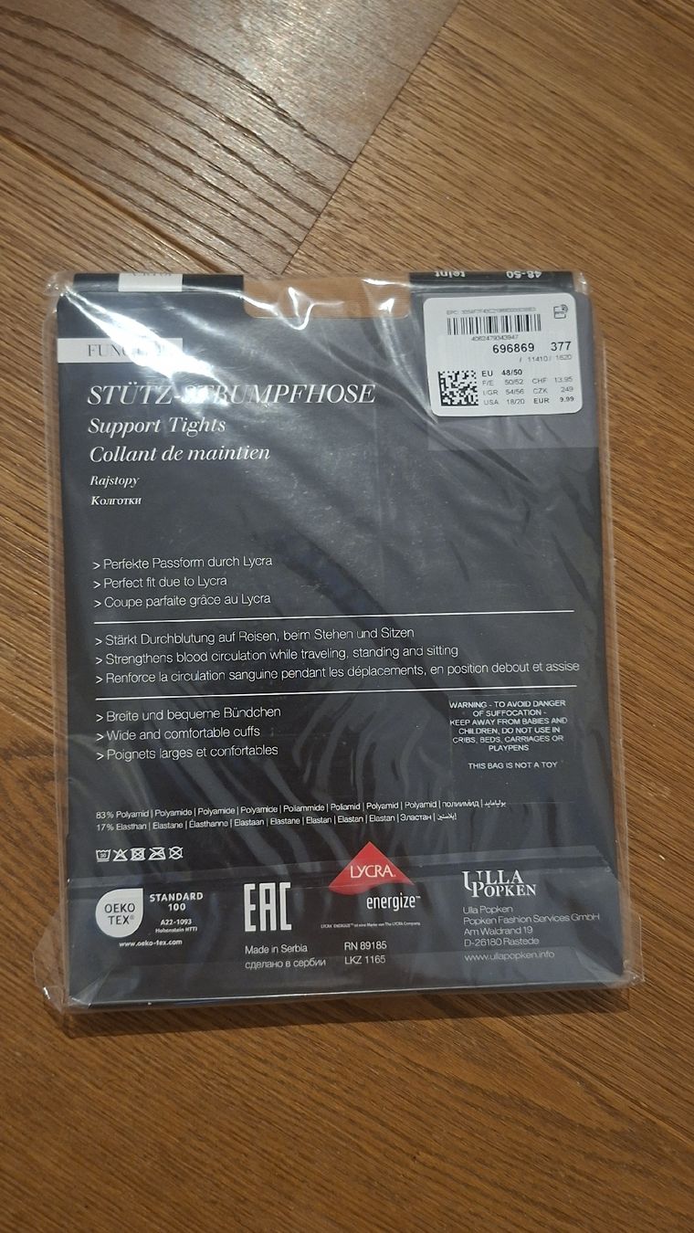 Calze & Collant: Neue Stützstrumpfhose – Nuovo e nell'imballaggio originale da Oberengstringen venduto da Kimchimon 1
