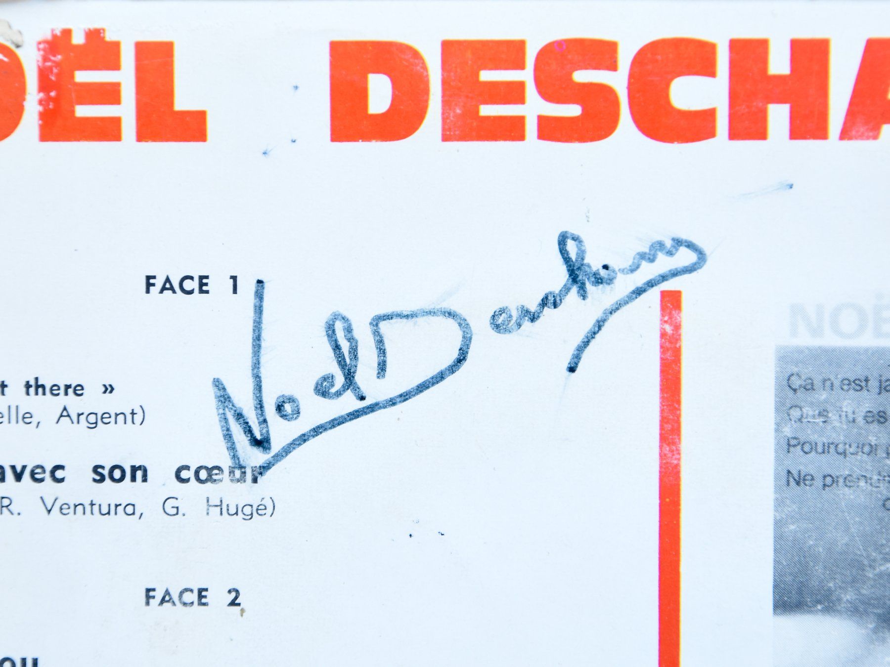 Autografi: Noël Deschamps - Disque signé – Usato da Belmont-sur-Yverdon venduto da ag97 1