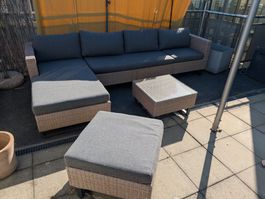 Grosse Gartenlounge 5-teilig