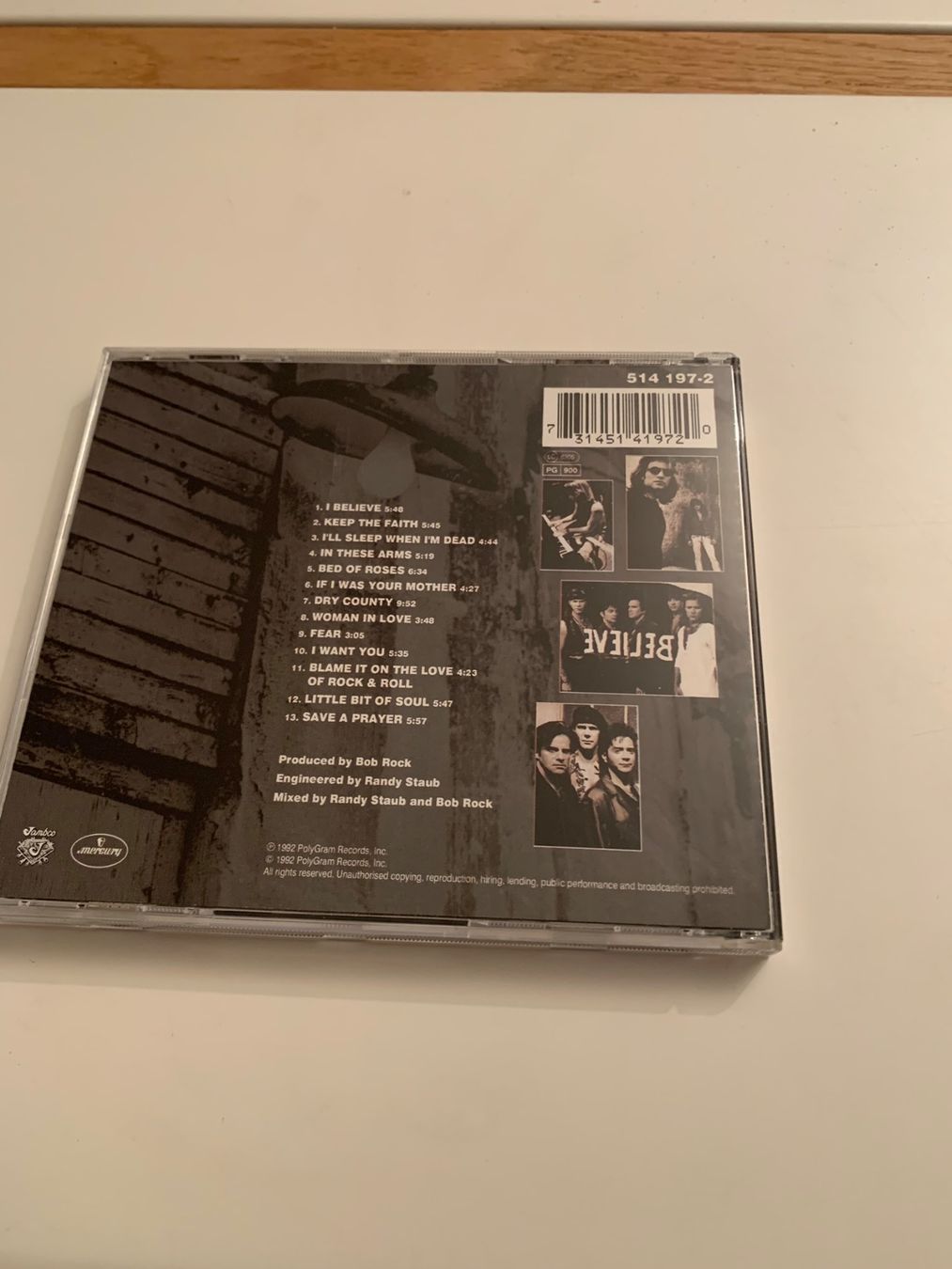 CD: Bon Jovi / keep the faith / 1992 – Usato da Dübendorf venduto da Shreck 1
