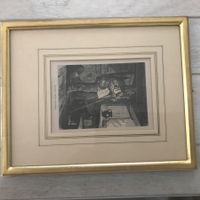 Kupferstich Merian - Herde Fran Buochs 1880