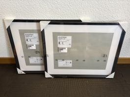 2 IKEA KNOPPÄNG Rahmen, schwarz, 40x50 cm