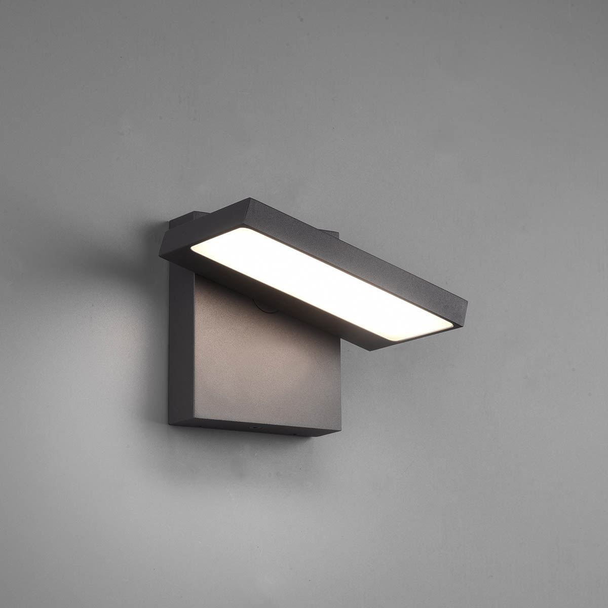 Lampade: Aussen LED Wandleuchte, Anthrazit, IP54 – Nuovo (secondo la descrizione) da Kreuzlingen venduto da Smart-Light