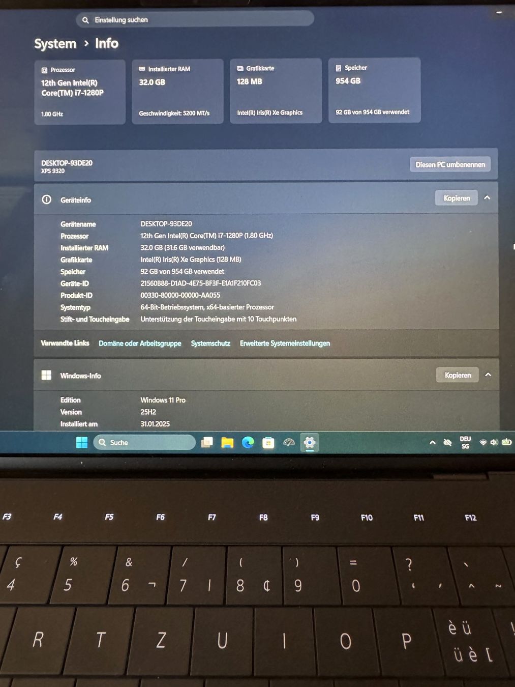 Dell Notebook: Dell XPS 13 Plus 9320, 32GB – Usato da Oberegg venduto da Hesa4 4