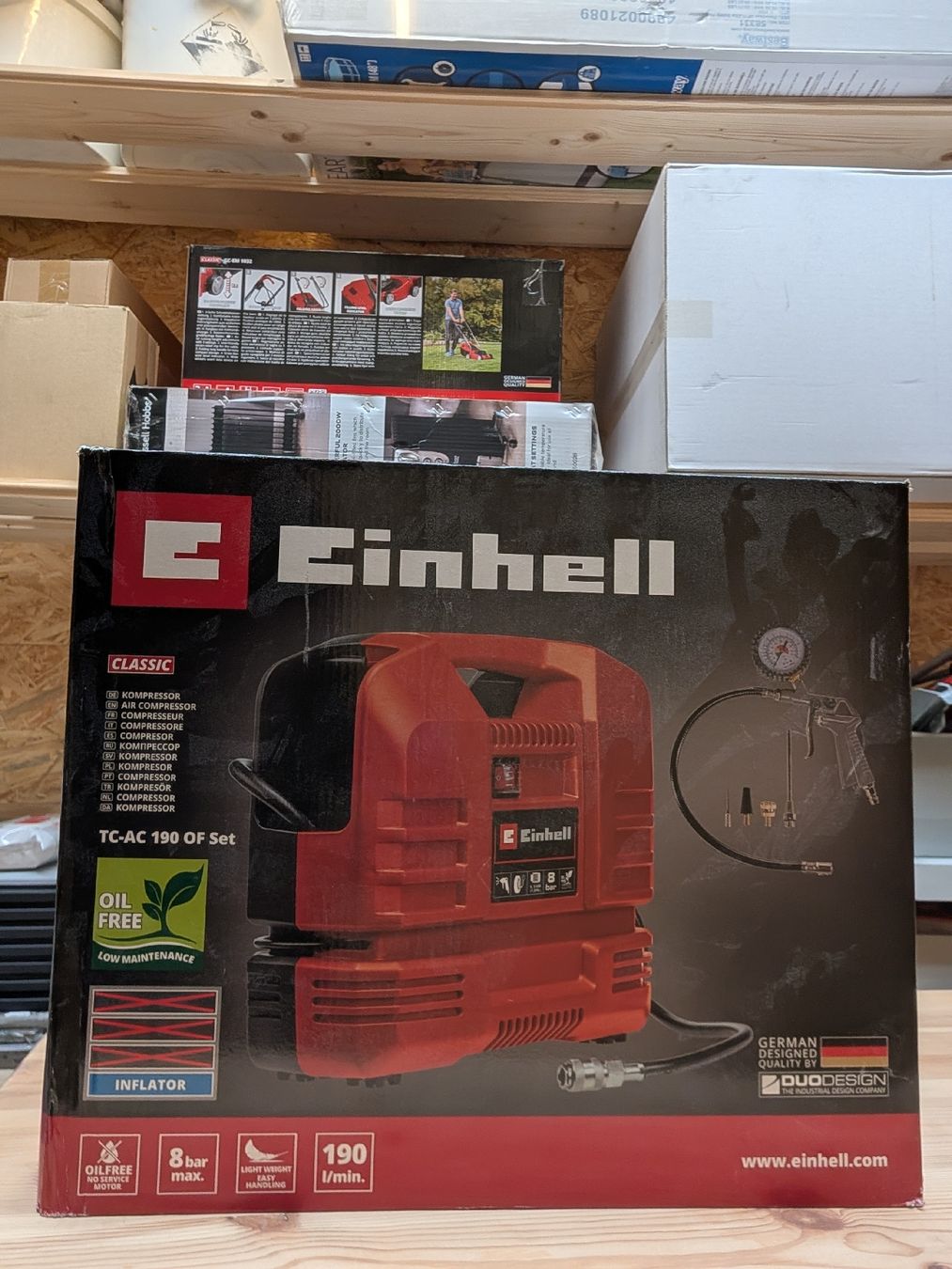 Einhell Compressori: Einhell Kompressor 8 bar – Nuovo e nell'imballaggio originale da Emmenbrücke venduto da Gzl-94 5