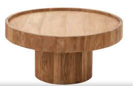 Runder Couchtisch TEAKHolztisch Tenatur Landhausstil /  TOP