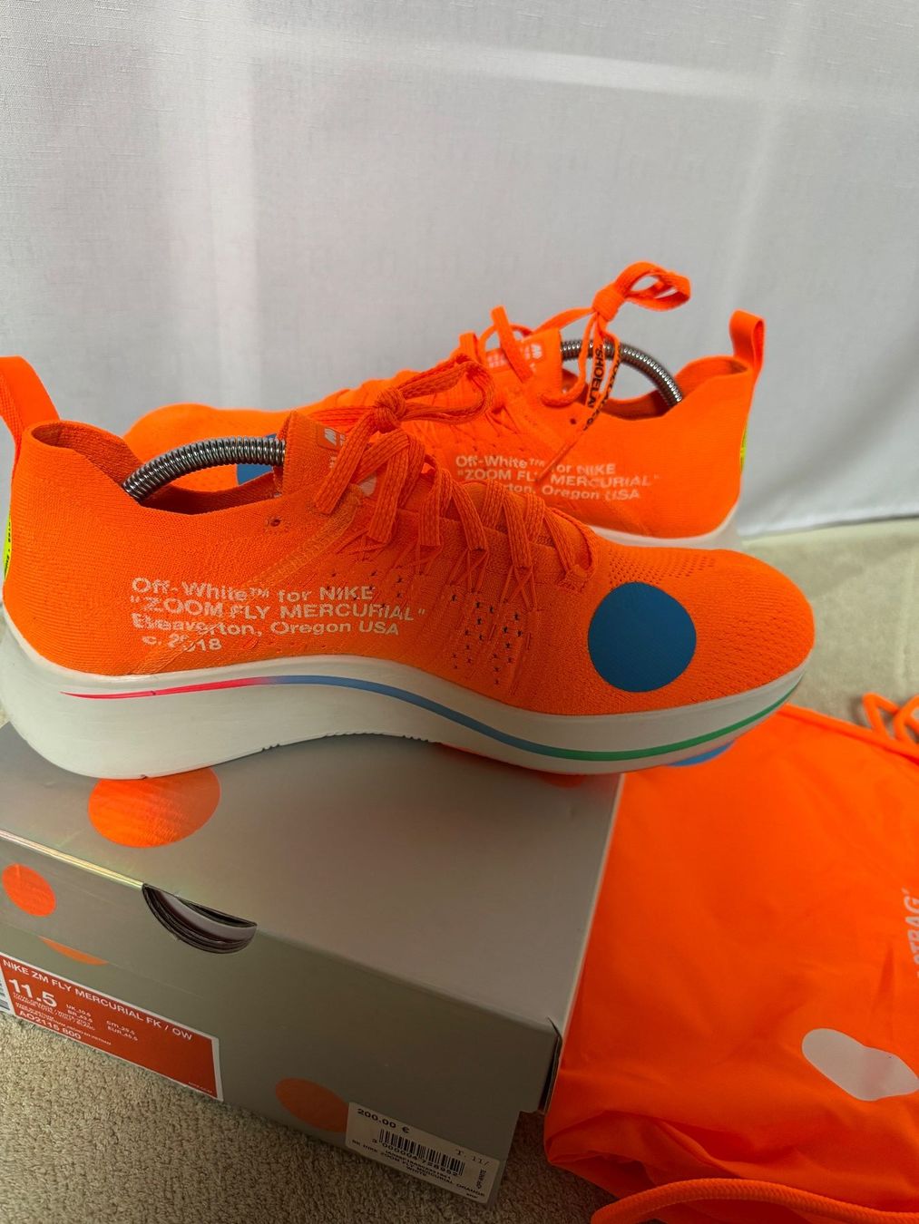 Off-White Scarpe da uomo: Nike Zoom Fly Mericural Off White Total Orange – Nuovo (secondo la descrizione) da Visperterminen venduto da lgresell 1