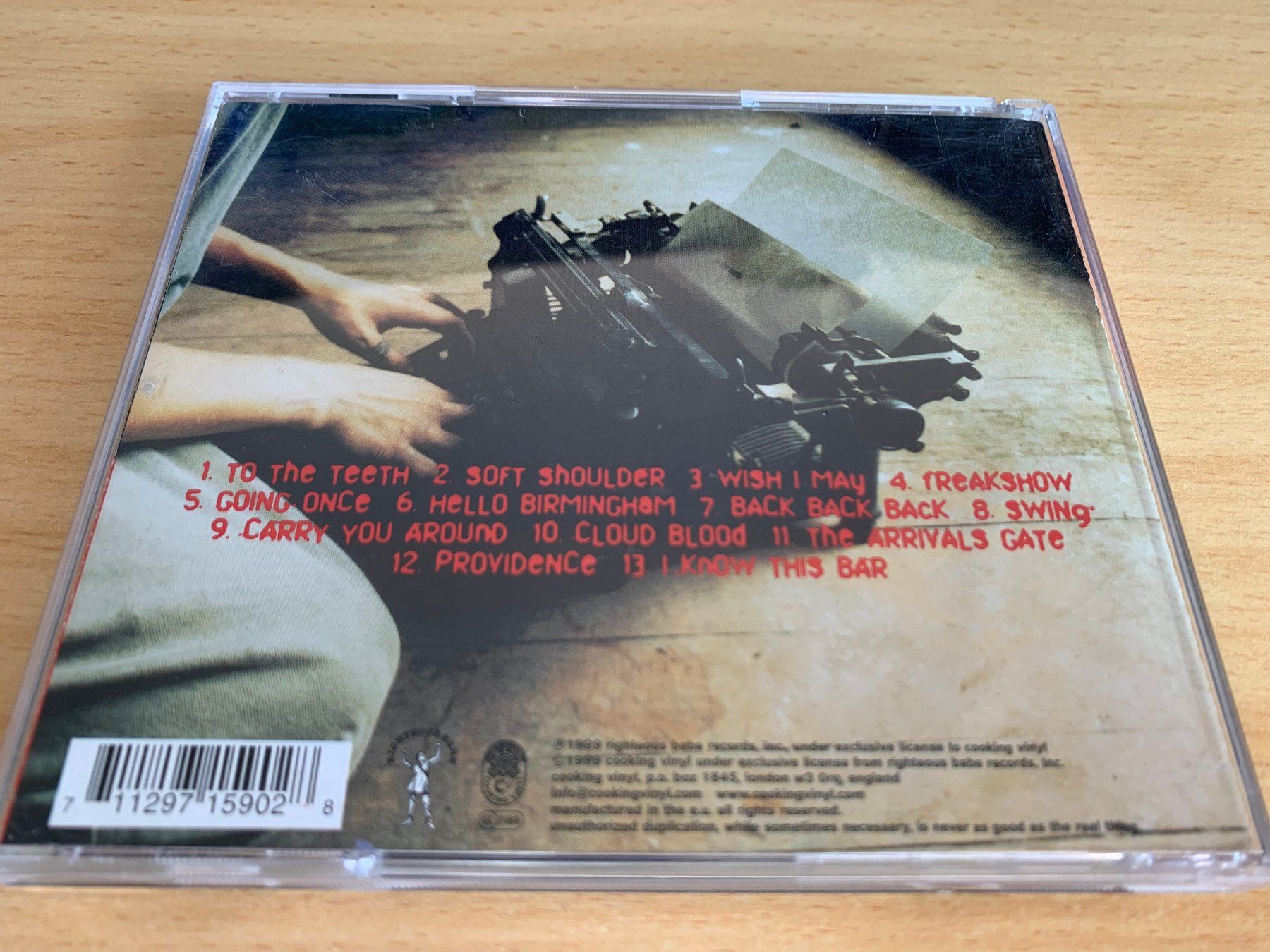 CD: Ani DiFranco – To The Teeth – Usato da Rikon im Tösstal venduto da Alpenmutz 1