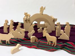 Krippe aus Holz