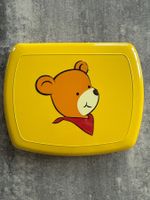 NEU: Rhombär Box Aufbewahrung Bär rot gelb