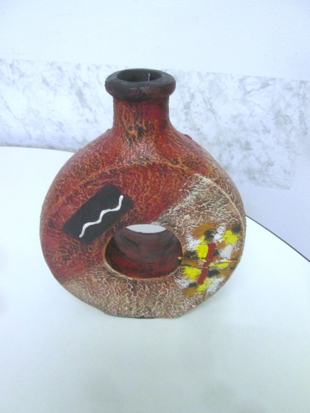 Vase & Récipients: Keramik-Blumenvase – D'occasion à Sementina par babucia 1