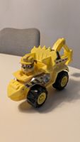 Paw Patrol Dino Rescue Rubble Deluxe Rev up vehicle & figure
