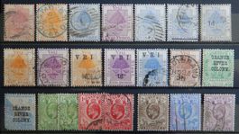 Oranje British Kolonie ex. Kat. 2-43 */gest. 1868/1903