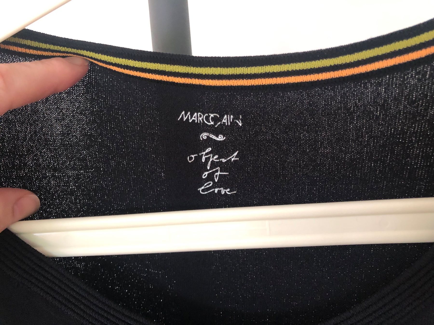 Marc Cain Vestiti: Kleid Stretch und Seide Marc Cain schwarz gestreift – Usato da Schinznach Dorf venduto da mysy 3