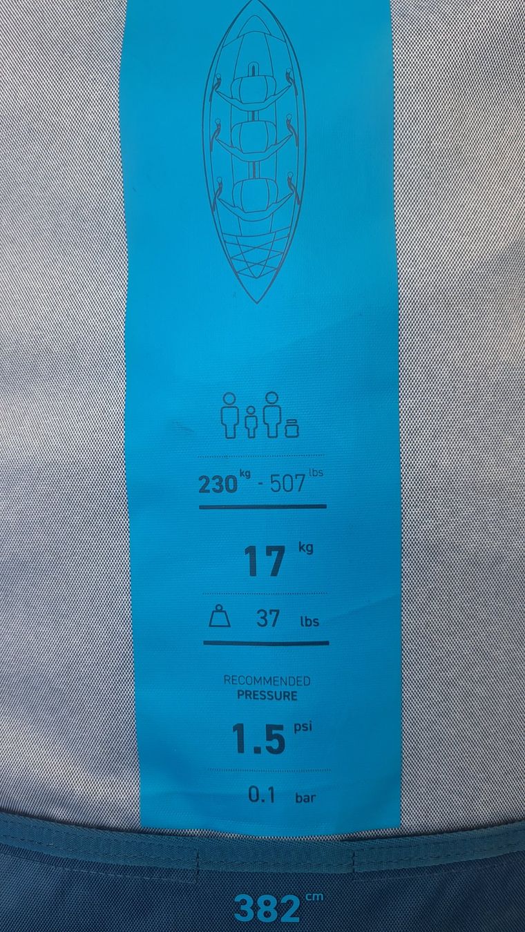 Decathlon Barche: Itiwit Kajak, aufblasbar - ideales Sommer-Freizeitboot! – Usato da Maienfeld venduto da Marcello.68 4