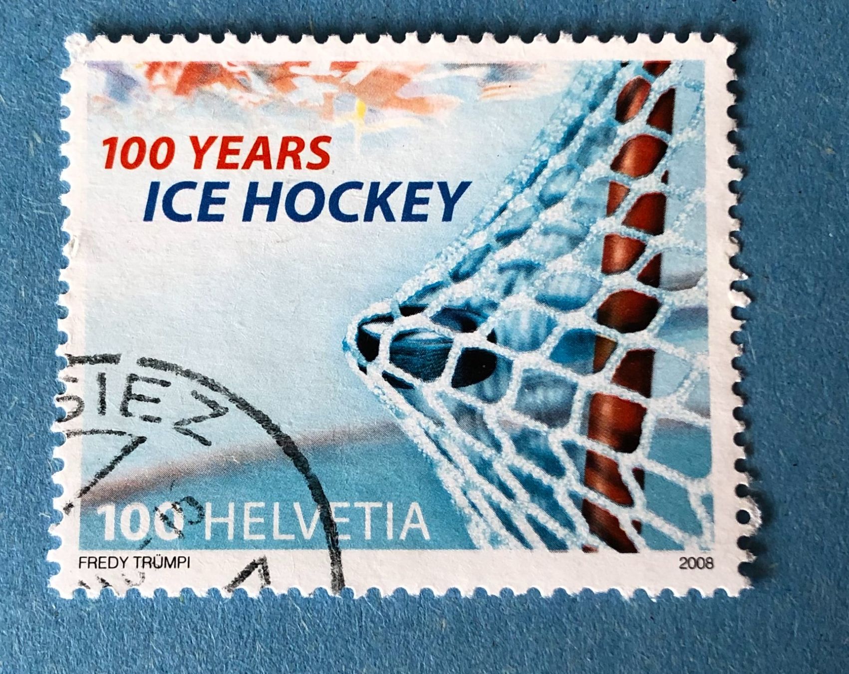 Tutti i francobolli: Nr. 1266  Eishockey GESTEMPELT 2008    – Usato da Aarau venduto da Billa007