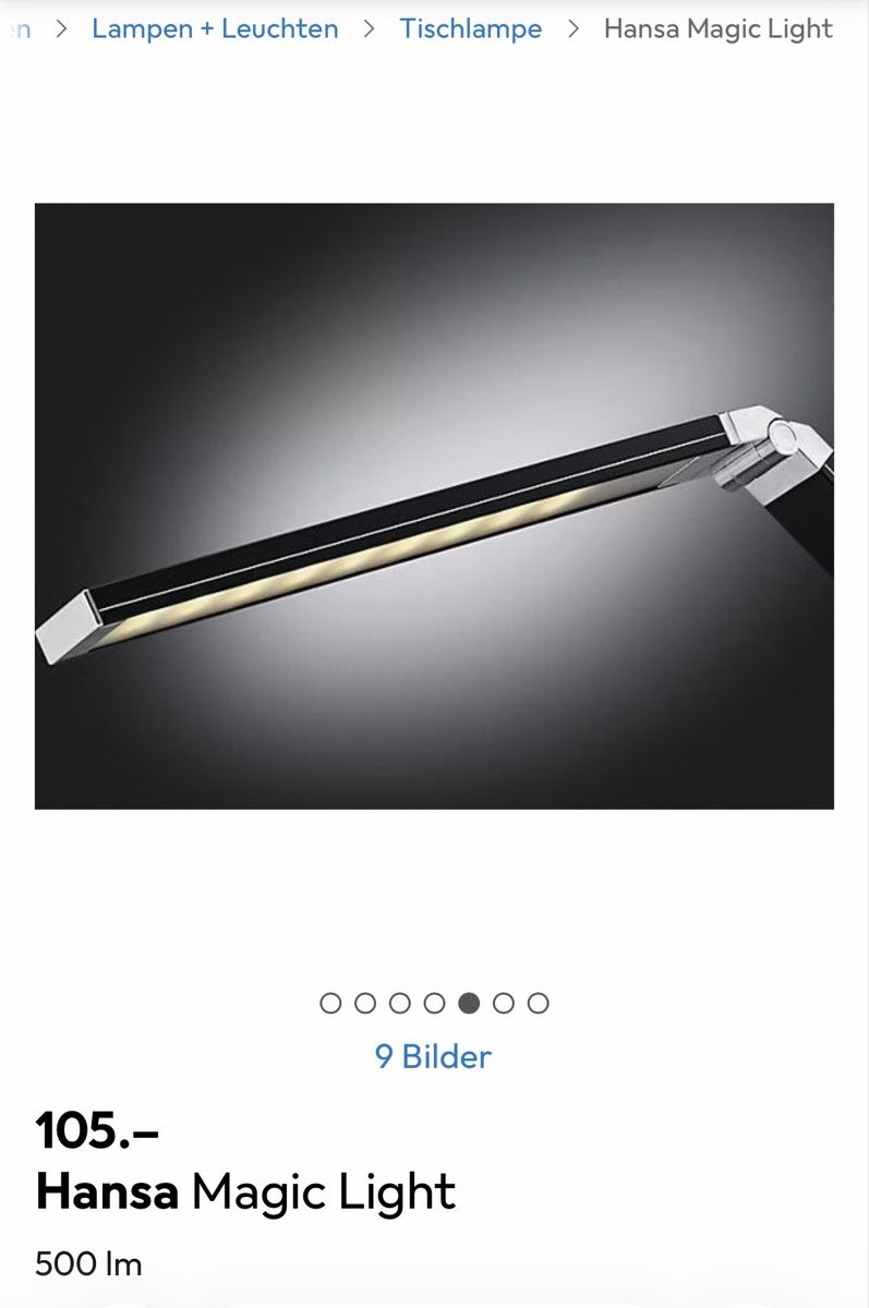 Lampade: Tischlampe LED – Usato da Bauma venduto da Sam077 2