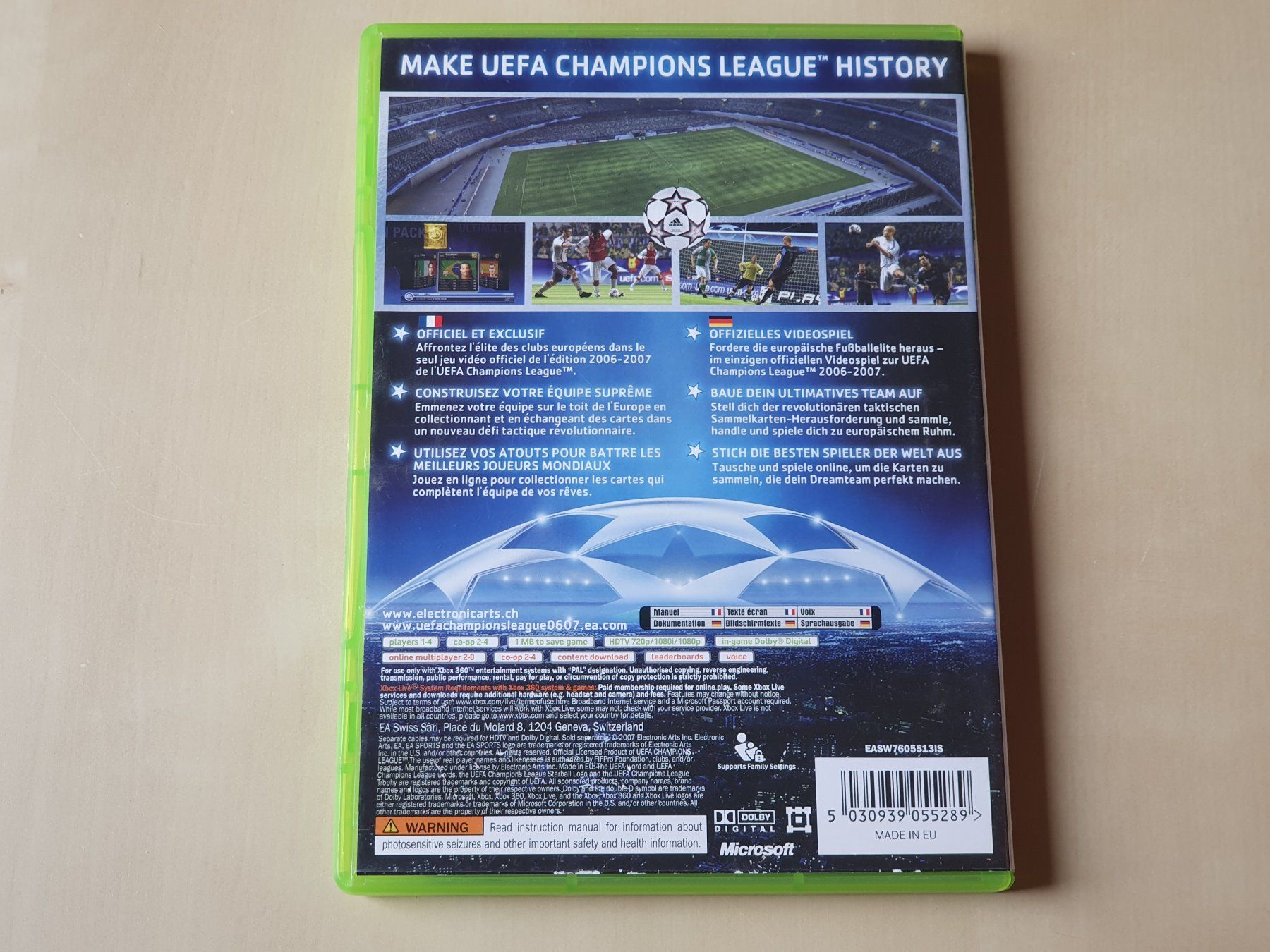Microsoft Giochi: UEFA Champions League 2006-2007 – Usato da Stansstad venduto da collectorsshop 1