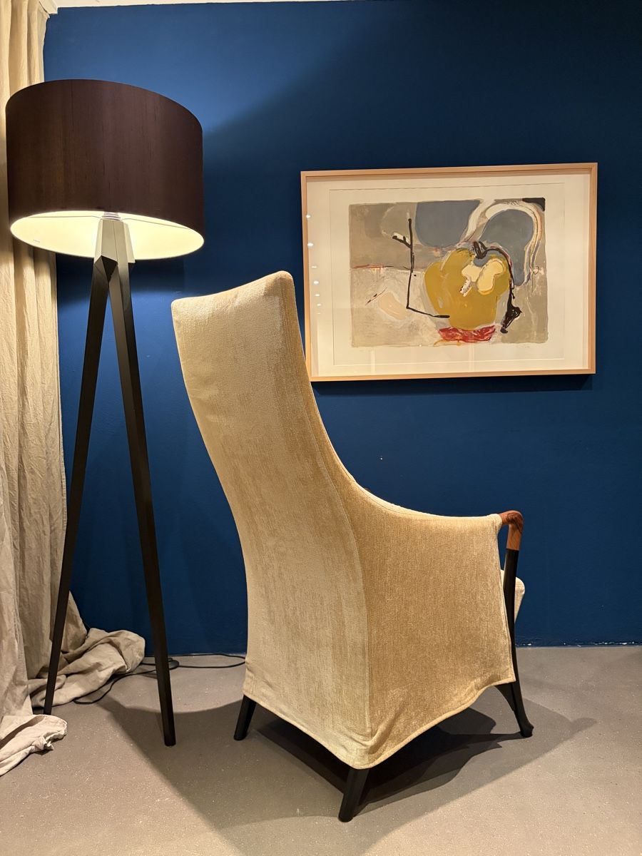 Giorgetti Poltrone: Giorgetti Sessel mit Ottoman – Usato da Zürich venduto da ARTino 1