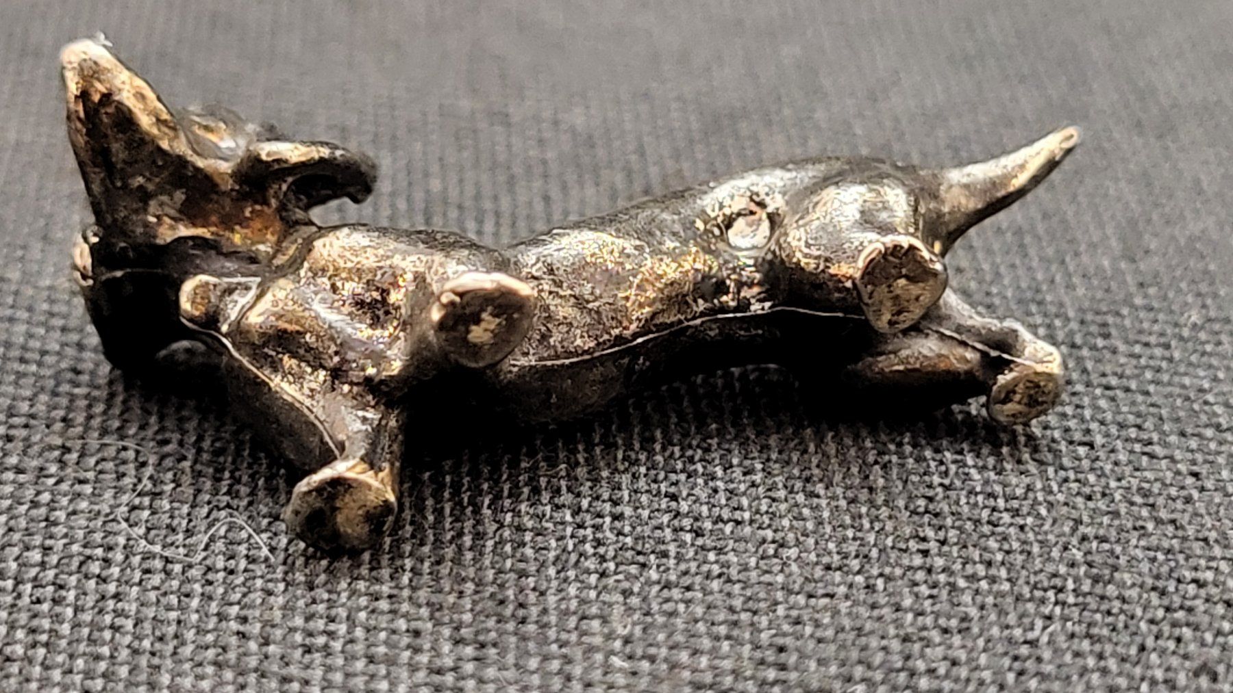 Figurines: Kleiner Metall-Dackel "IX" – D'occasion à Basel par spinne02 7