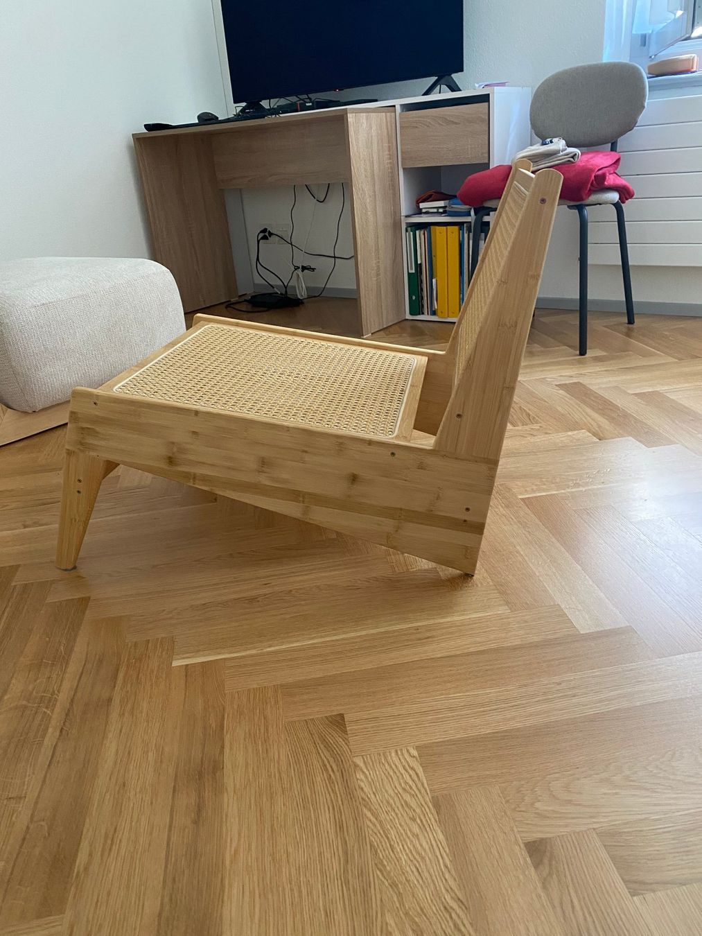 Fauteuils: Moderner Kangaroo Rattanstuhl Sessel – D'occasion à Zürich par mar_rxl9