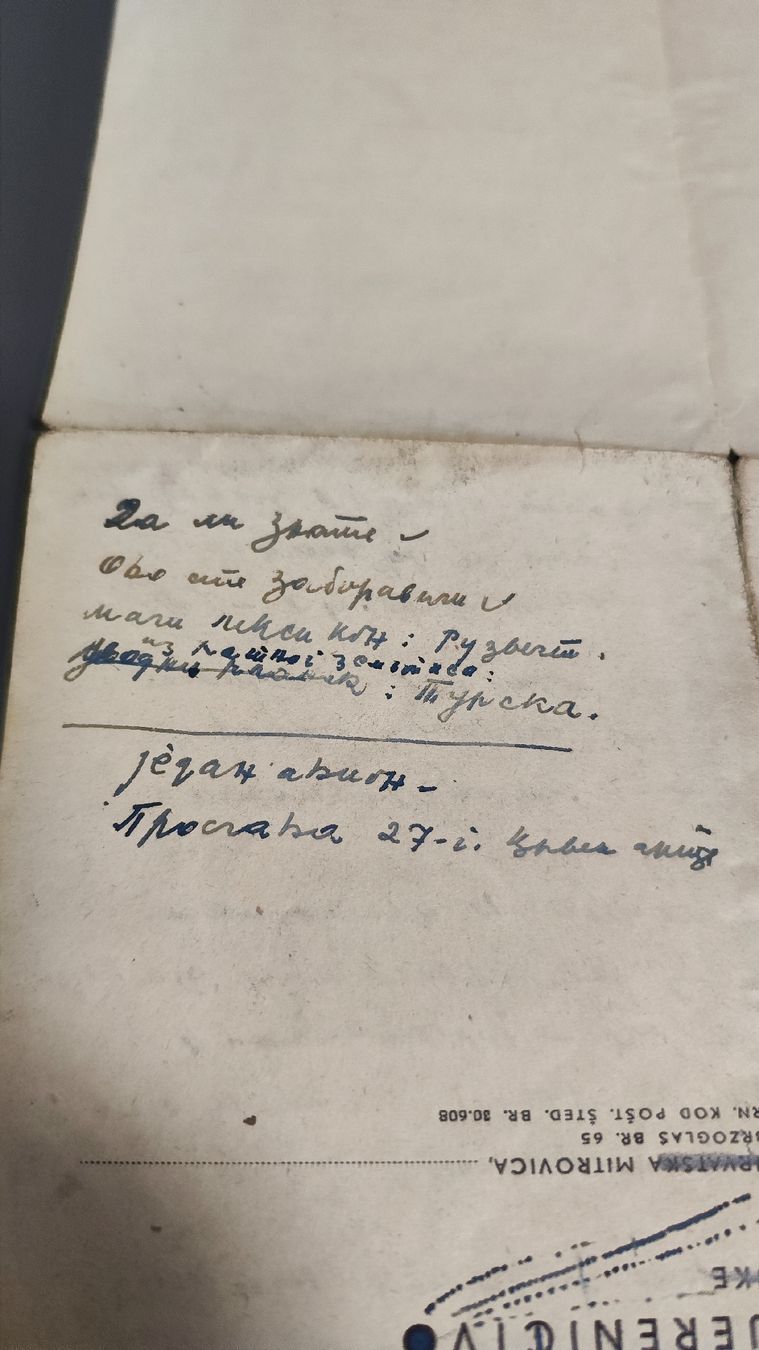 Documenti: NDH Kroatien Dokument Brief bitte lesen – Usato da Zürich venduto da turbopuz 3