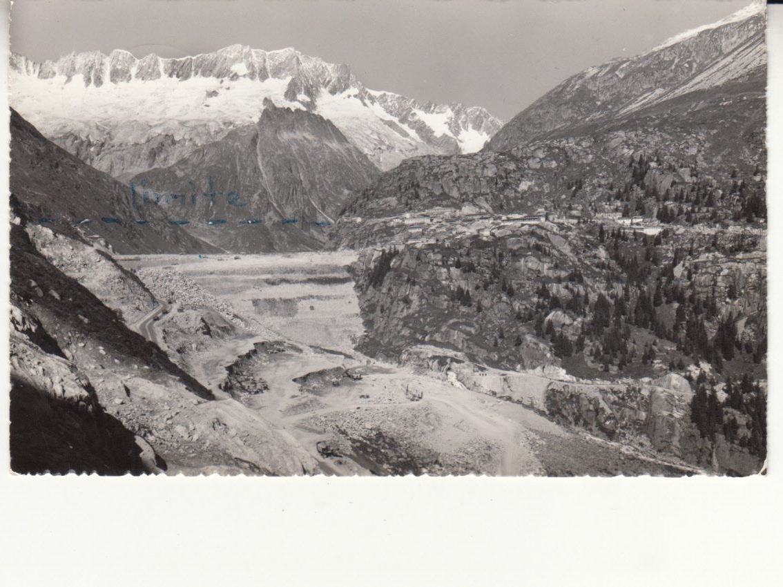 Cartoline postali: Göscheneralp Staudamm 1959 – Usato da Bürglen TG venduto da StampGraf