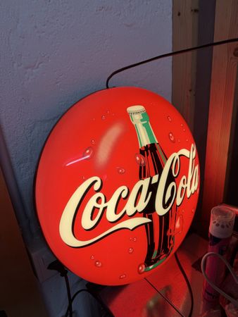 Coca Cola Lampe Sammlerstück
