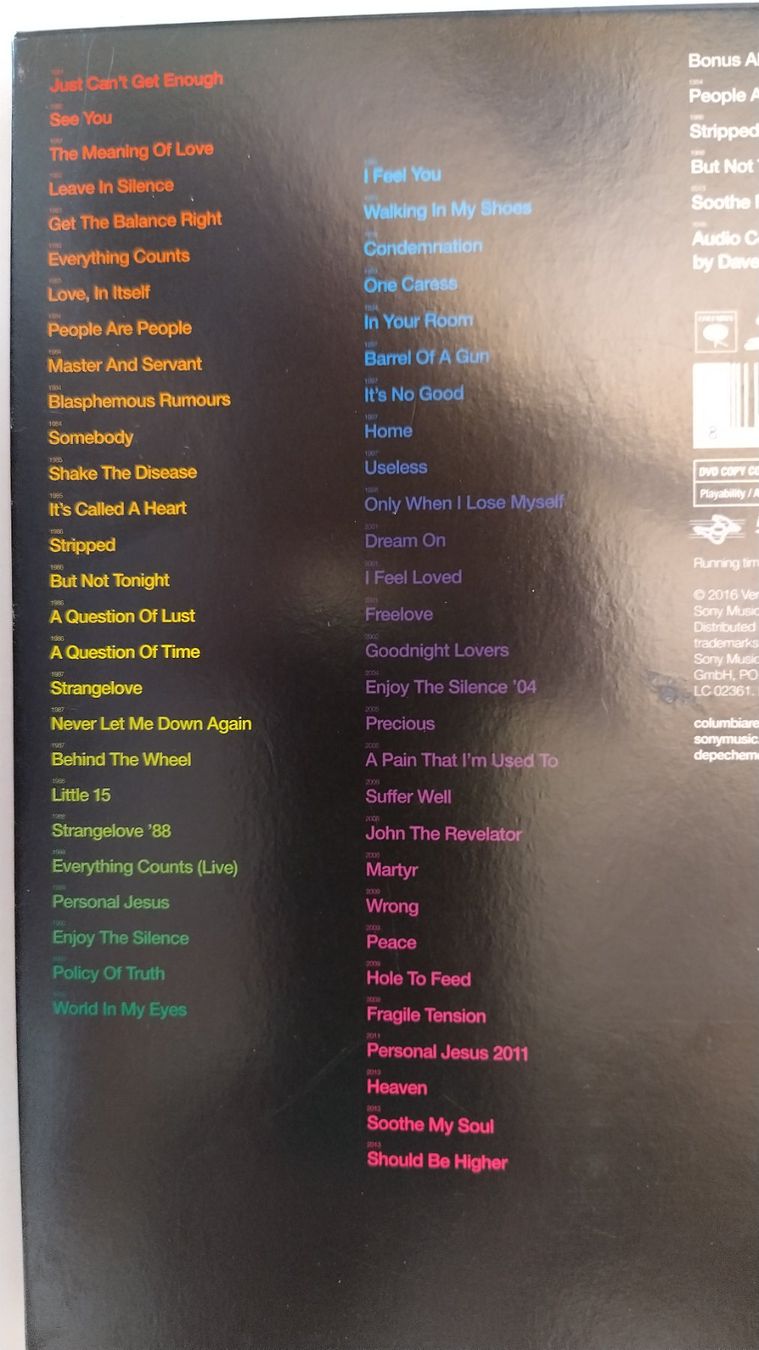 Tutti i DVDs: Depeche Mode - Video Singles Collection / DVD Box Set – Usato da Bellach venduto da JingleJerry 4