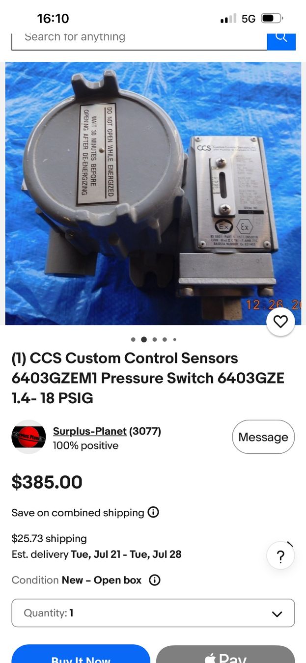 Alle Werkzeuge: Custom Control Sensor CCS (neu, lagerstaub) – Neu (gemäss Beschreibung) aus Egg b. Zürich von SwissTradingAgency 6
