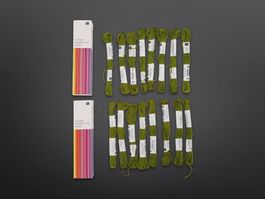 RICO DESIGN grünes Stickgarn 2 Stück