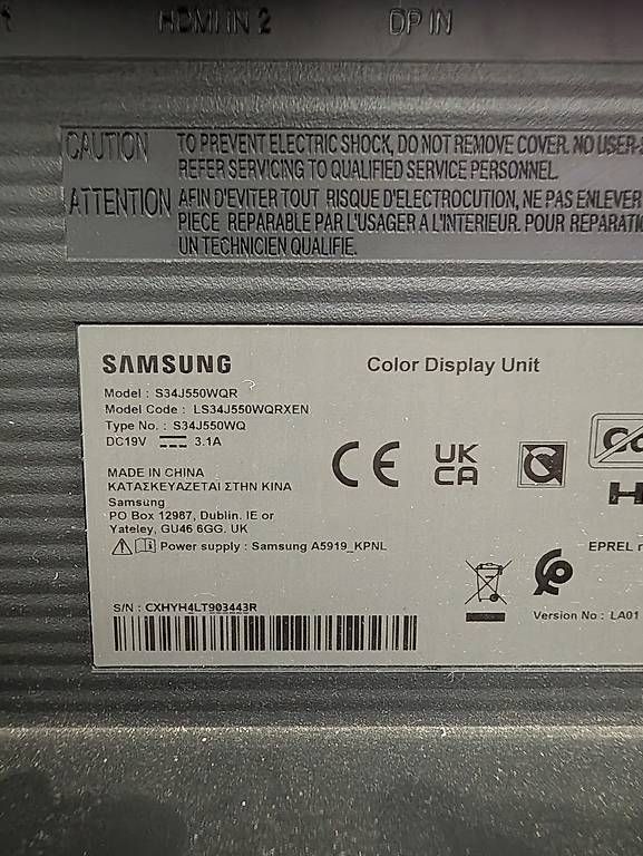 Monitore: Monitor 34" Samsung Bildschirm – Gebraucht aus Emmenbrücke von ermini 2