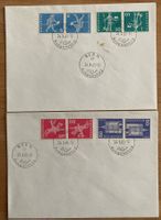 FDC Kehrdruckserie 1960 ohne Adresse, SBK 30 Fr.