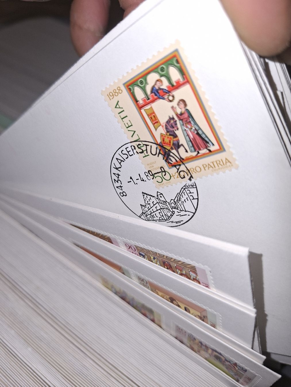 Alle Briefmarken: Kiste mit diversen FDC Ca 600Stk – Gebraucht aus Balgach von SIMEON27 3