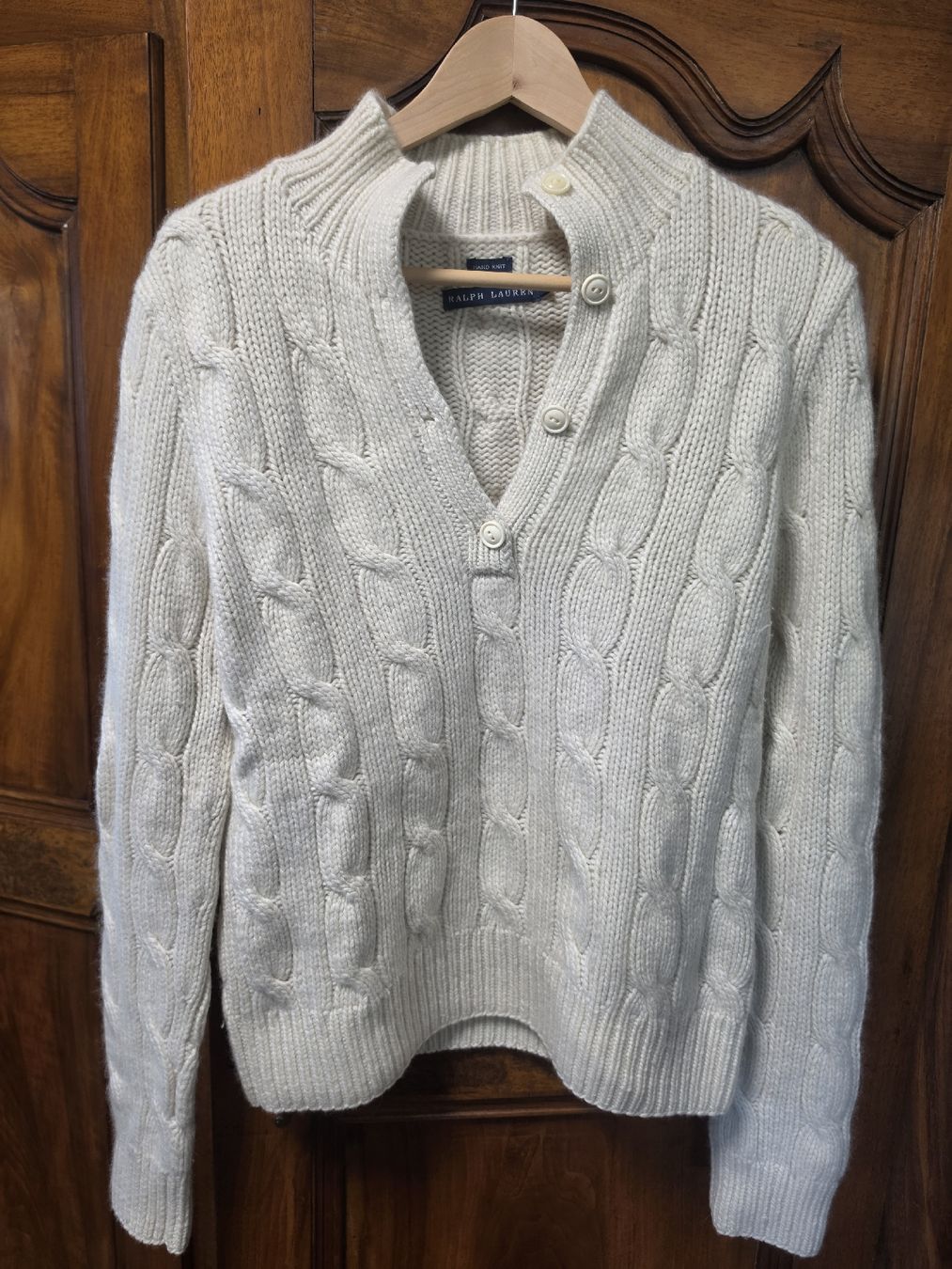 Ralph Lauren Maglioni & Felpe: Pull RALPH LAUREN torsadé 100% cashmere  – Usato da Massongex venduto da kik_y97b